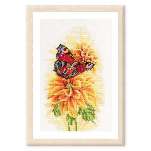Lanarte Kreuzstich Stickpackungen Gezählter Kreuzstichbilder Set FLATTERNDER Wanddekoration Handarbeit Set für Erwachsene 22 x 33 cm DIY Deko Bastelset Handwerker Kreative Geschenkset Lanarte Kreuzstich Stickpackungen Gezählter Kreuzstichbilder Set FLATTERNDER Wanddekoration Handarbeit Set für Erwachsene 22 x 33 cm DIY Deko Bastelset Handwerker Kreative Geschenkset von Lanarte