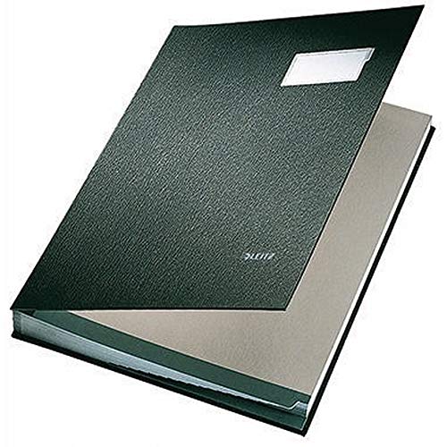 Leitz Unterschriftsmappe 57000095 DIN A4 20Fächer Graupappe schwarz von Unbekannt