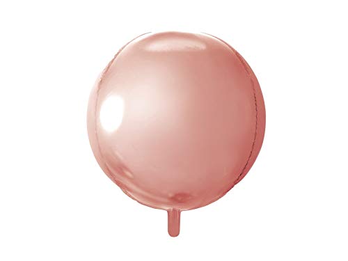 Luft-Ballon/Hochzeits-Ballon in metallic rosé-Gold - Durchmesser ca. 40cm - Hochzeits-Deko/Geburtstags-Dekoration/Luft-Ballons groß/Helium-Ballons (1 Ballon) von Unbekannt