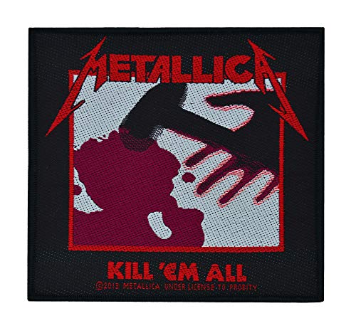 METALLICA Aufnäher KILL ´EM ALL Patch gewebt 10 x 9,5 cm von Unbekannt