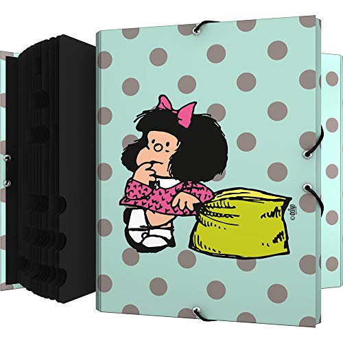 Mafalda 82212610 Kollektion Mafalda Ordner, mehrfarbig, Blatt von Mafalda