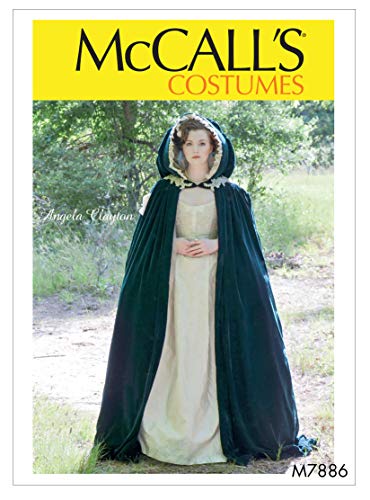 McCall's M7886MIS Women's Lined Cape Costume Sewing Pattern by Angela Clayton, 4-22 Schnittmuster, Papier, einfarbig, All Sizes in One Envelope von McCall's