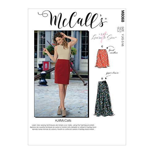 McCall's Misses' Skirts in Three Lengths McCalls Pattern M8068Y Damenröcke in drei Längen Y (XSM-SML-MED), verschieden von McCall's