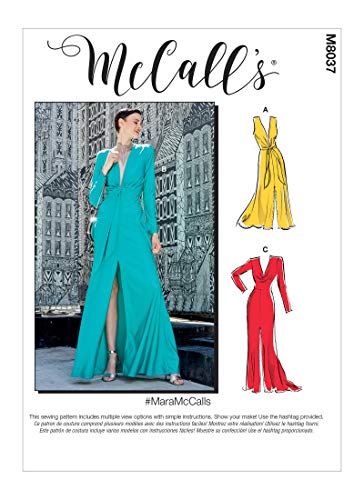 McCall's Misses' Special Occasion Dresses Pattern M8037A5 Damenkleider für besondere Anlässe, Papier, verschieden, A5 (6-8-10-12-14) von McCall's