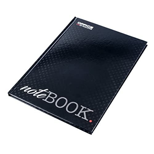 OFFICE PRODUCTS 16032111-99 Notizbuch A4 Liniert Hardcover / 192 Seiten - 96 Blatt/Notizblöcke Notebook Journal Tagebuch Schreibblock Schulheft von OFFICER PRODUCTS