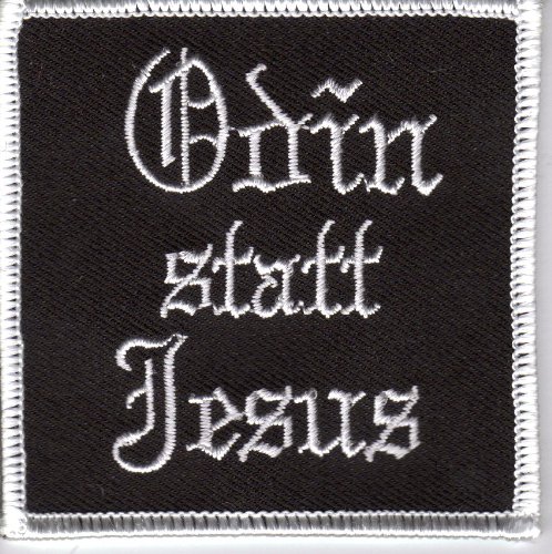 Odin statt Jesus - Aufnäher/Patch Odin statt Jesus - Aufnäher/Patch von Unbekannt