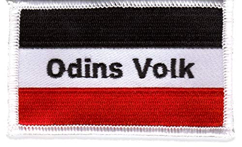 Odins Volk - schwarz/weiß/rot - Aufnäher/Patch Odins Volk - schwarz/weiß/rot - Aufnäher/Patch von Unbekannt