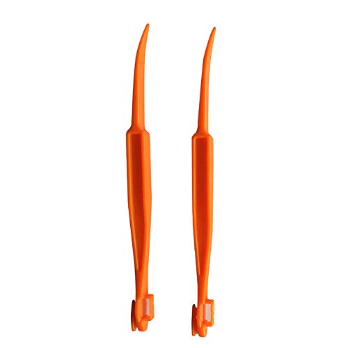 Orangenschäler, wiederverwendbar, Kunststoff, Zitrusschneider, einfacher Schäler, doppelseitig, Orangenöffner, Küchenzubehör, Gadget Orange und Orangenschäler, wiederverwendbar, Kunststoff, Zitrusschneider, einfacher Schäler, doppelseitig, Orangenöffner, Küchenzubehör, Gadget Orange und von Unbekannt