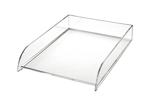 Osco ASLT-1 Stapelbare Briefablage aus klarem Acryl, Farblos Osco ASLT-1 Stapelbare Briefablage aus klarem Acryl, Farblos von OSCO
