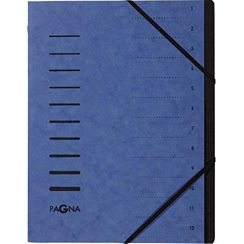 PAGNA Ordnungsmappe 40059-02 DIN A4 12Fächer Pressspankarton blau PAGNA Ordnungsmappe 40059-02 DIN A4 12Fächer Pressspankarton blau von Unbekannt