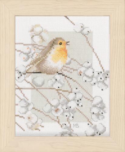 Lanarte Kreuzstich Stickpackungen Gezählter Kreuzstichbilder Set ROTKEHLCHEN Wanddekoration Handarbeit Set für Erwachsene 14 x 19 cm DIY Deko Bastelset Handwerker Kreative Geschenkset Lanarte Kreuzstich Stickpackungen Gezählter Kreuzstichbilder Set ROTKEHLCHEN Wanddekoration Handarbeit Set für Erwachsene 14 x 19 cm DIY Deko Bastelset Handwerker Kreative Geschenkset von Lanarte