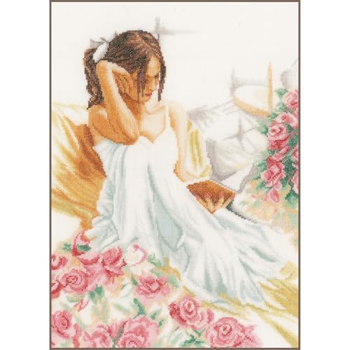 Lanarte Kreuzstich Stickpackungen Gezählter Kreuzstichbilder Set LESEND Wanddekoration Handarbeit Set für Erwachsene 30 x 40 cm DIY Deko Bastelset Handwerker Kreative Geschenkset Lanarte Kreuzstich Stickpackungen Gezählter Kreuzstichbilder Set LESEND Wanddekoration Handarbeit Set für Erwachsene 30 x 40 cm DIY Deko Bastelset Handwerker Kreative Geschenkset von Lanarte