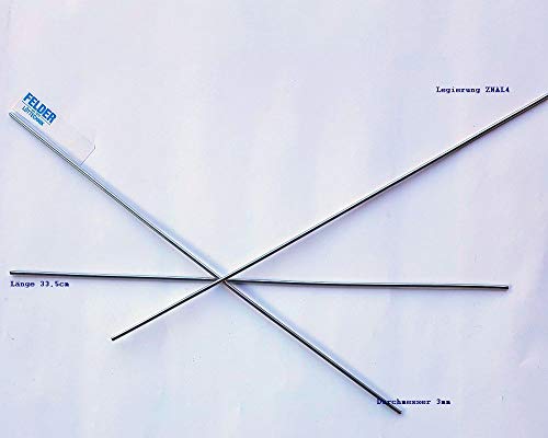 PROFILOT - Aluminium Alulöten Reparatur Lot Alu Löten Alulot Löten Reibelot 3mm Stärke - 1000mm Länge - Lötzinn ZnAL4 von Felder® von Unbekannt