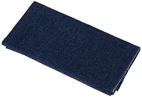 PRYM Flickstoff Jeans Denim 12 x 45 cm dunkelblau zum Bügeln 929 550 von Prym