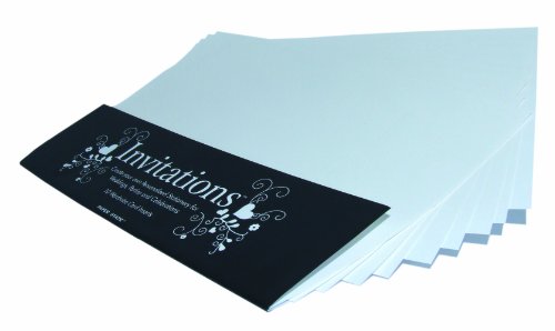 Paper State Invitations Falt-Einladungen, Design Perlen Weiß (10 Blatt) von Unbekannt