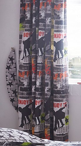 Portfolio Vorhänge, komplett gefüttert, Polyester, 50% Baumwolle, 167 x 137 cm von Portfolio