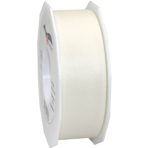 Präsent - EUROPA Geschenkband - elfenbein - 50-m-Rolle 40 mm von Morex Ribbon