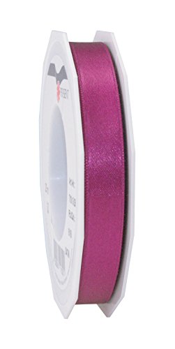 Präsent C.E. Pattberg Satin Bordeaux (rot), 25 m Satinband zum Einpacken von Geschenken, 15 mm Breite, Geschenkband zum Dekorieren & Basteln, Dekoband, Anlass von PRÄSENT