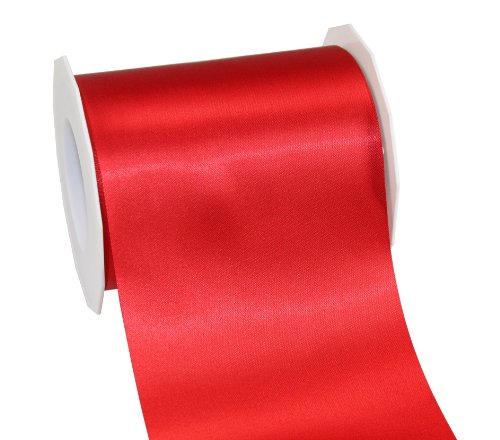 PRÄSENT ADRIA/SATIN rot, 25 m Satinband zum Einpacken von Geschenken, 112 mm Breite, Geschenkband zum Dekorieren & Basteln, Dekoband für Präsente, zu jedem Anlass PRÄSENT ADRIA/SATIN rot, 25 m Satinband zum Einpacken von Geschenken, 112 mm Breite, Geschenkband zum Dekorieren & Basteln, Dekoband für Präsente, zu jedem Anlass von PRÄSENT
