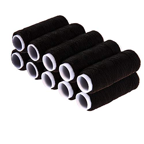 Premium-Qualität, 10 Stück, Schwarz, Nähgarn, Polyster, Spule, Handnähgarn, Stickgarn, Spule für Nähmaschine Premium-Qualität, 10 Stück, Schwarz, Nähgarn, Polyster, Spule, Handnähgarn, Stickgarn, Spule für Nähmaschine von Unbekannt