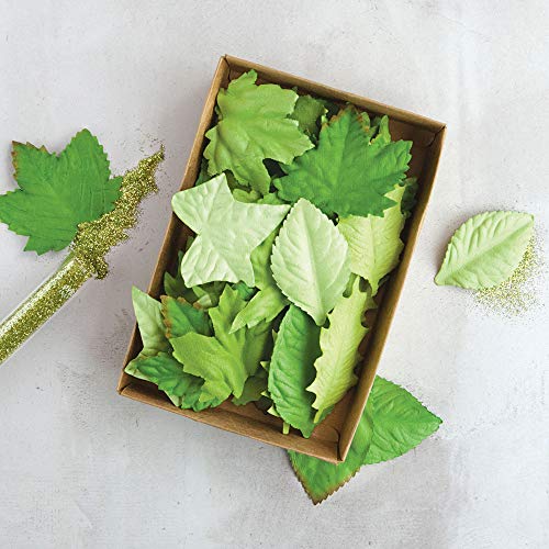 Prima Marketing Blätter/Laub mit Foliage II und Glitzer, in Box, 5,1 cm, 7,6 cm, 10,2 cm und weitere, Mehrfarbig von PRIMA MARKETING INC