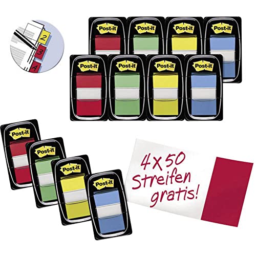 Promotion 680-P12, 25.4mm breit, 43.2mm hoch, gelb, blau, rot, grün von Post-it