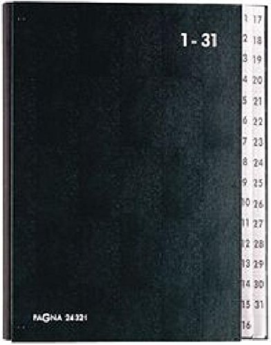 Pultordner 1-31 schwarz Einband aus Hartpappe mit Pultordner 1-31 schwarz Einband aus Hartpappe mit von Unbekannt