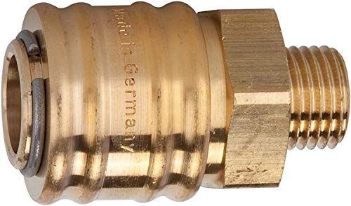 RIEGLER 107208-243.01 Schnellverschlusskupplung NW 7,2, Messing blank, G 1/4 AG, 1Stk RIEGLER 107208-243.01 Schnellverschlusskupplung NW 7,2, Messing blank, G 1/4 AG, 1Stk von Riegler