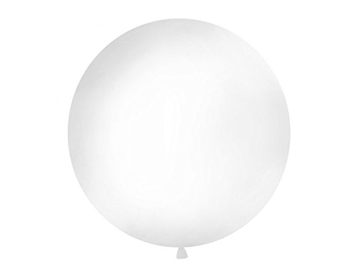 Riesen Luft-Ballon XXL/Hochzeits-Ballon in Weiß - Durchmesser ca. 100cm - Hochzeits-Deko/Geburtstags-Dekoration/Luft-Ballons groß/Helium-Ballons (1 Ballon) von Unbekannt