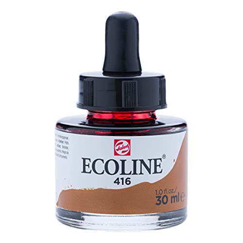 Royal Talens 11254161 TALENS Ecoline ACUARELA LIQUIDA 30ML Sepia, Regular, 10 von Ecoline