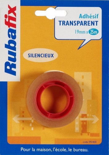 Rubafix 392400 Refill Schlauchwagen Klebeband, 19 mm x 25 m/klar von Leitz