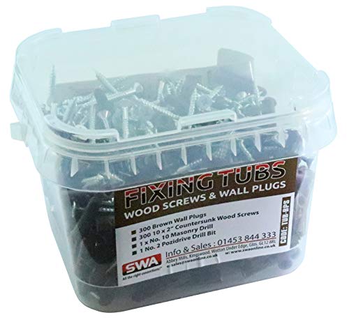 SWA tub-bps Plug und Schrauben Pack Trade Dübel, Holz Schrauben, Bohrer SWA tub-bps Plug und Schrauben Pack Trade Dübel, Holz Schrauben, Bohrer von SWA