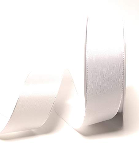 Schleifenband 50m x 40mm Weiß Taftband Geschenkband Antennenband von Unbekannt