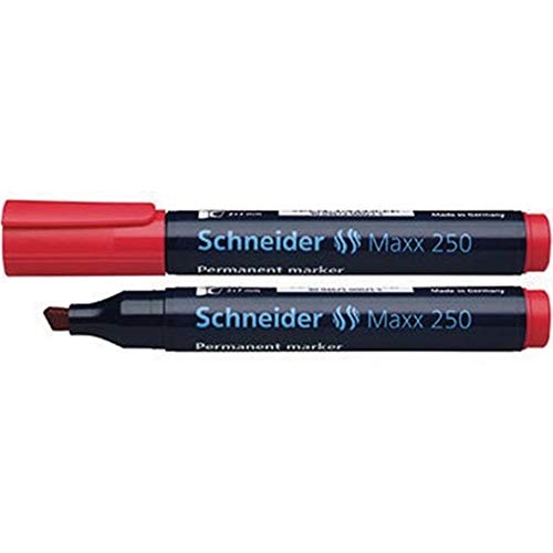 Schneider Permanentmarker Maxx 250 2-7mm Keilspitze rot Schneider Permanentmarker Maxx 250 2-7mm Keilspitze rot von Unbekannt