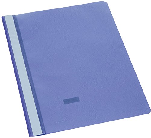 Schnellhefter DIN A4 Kunststoff Sichthefter Schul-Hefter violett Kunststoff plastik Schule Büro (100er Packung, violett) von Unbekannt