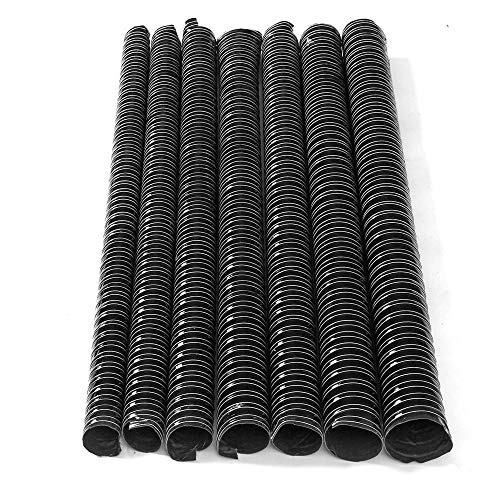 Schwarzer Luftkanalschlauch aus flexiblem Silikon, 1 m Länge, Kalt- und Heißkühlung, 51mm, 1 von Unbekannt