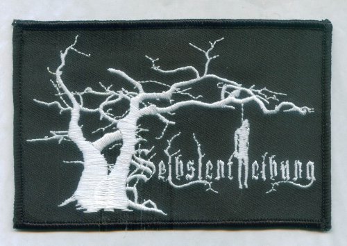 Selbstentleibung - Logo Aufnäher/Patch, gestickter Black Metal Patch, Schwarz, ca. 12,5 x 8 cm Selbstentleibung - Logo Aufnäher/Patch, gestickter Black Metal Patch, Schwarz, ca. 12,5 x 8 cm von Unbekannt