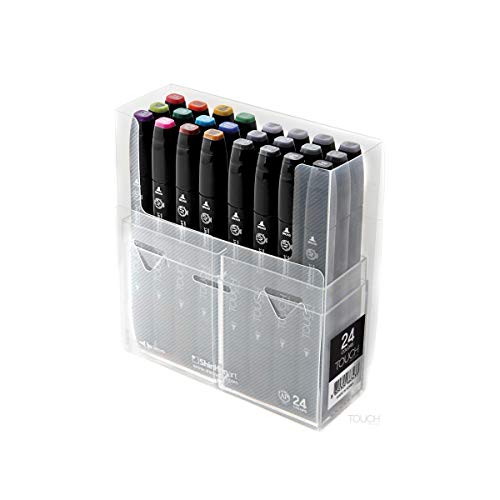 ShinHanart Touch Twin Marker 24 Colors 24er Set Grafikmarker Box Design von Touch Twin