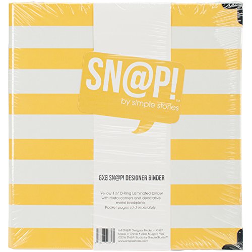 Simple Stories 3997 Snap-Designer-Mappe, mehrfarbig, 15,2 x 20,3 cm von Simple Stories