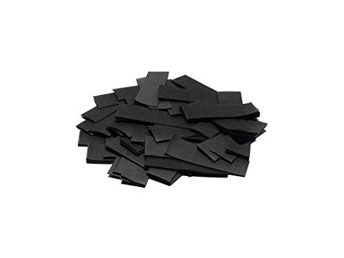 Tcm Fx 51708802 Konfetti rechteckig 55 x 18 mm, 1 kg, Farbe: Schwarz, One Size von Unbekannt