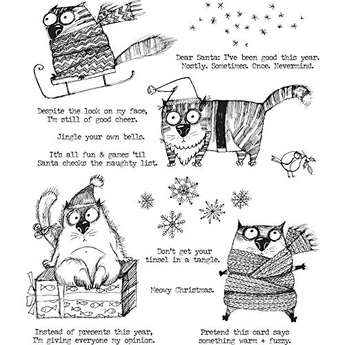 Snarky Cat Christmas von Stampers Anonymous
