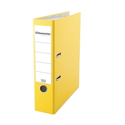 Soennecken Ordner 3334 DIN A4 80mm PP gelb von Unbekannt