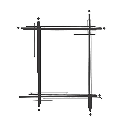 Spellbinders "Fenster 2,5 cm Stempel Set, Synthetisches Material, grau von Spellbinders