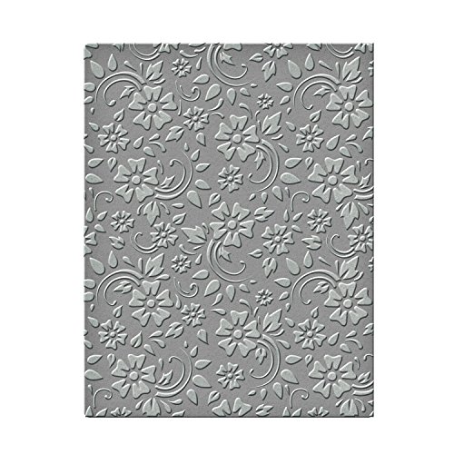 Spellbinders SES-008 Prägeschablone Blumen und Blätter, Kunststoff, transparent von Spellbinders