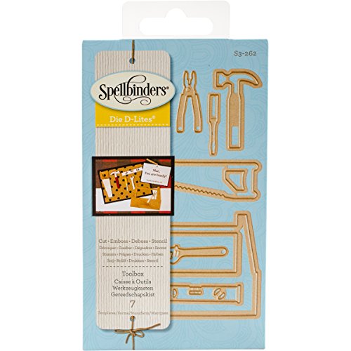 Spellbinders D-Lites Toolbox Die, Brown, 17.1 x 8.9 x 0.2 cm von Spellbinders