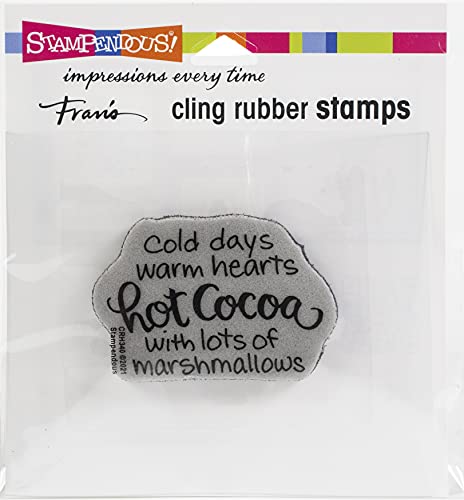 Stampendous Gummistempel mit Marshmallows von Stampendous