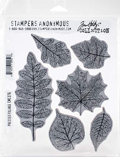 Stampers Anonymous CMS376 Stempel-Set mit RBBR PRSD Folia, Gepresstes Laub von Unbekannt