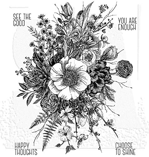 Stampers Anonymous Tim Holtz Haftstempel"Glorious Garden" 17,8 x 21,9 cm von Stampers Anonymous