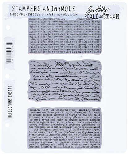 Stampers Anonymous CMS-111 Tim Holtz Stempel-Set, Reflections von Stampers Anonymous