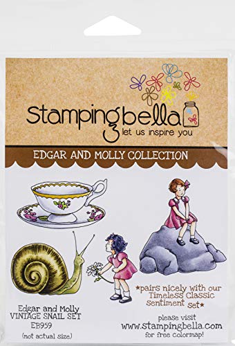 Stamping Bella Stempel-Set, Edgar und Molly Vintage Schnecke von Stamping Bella